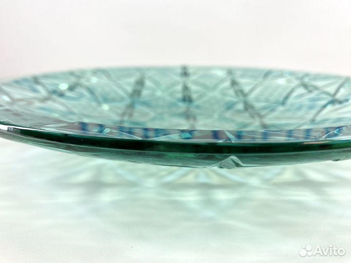 Блюдо Аомазные квадраты хрусталь лзхс Юрген