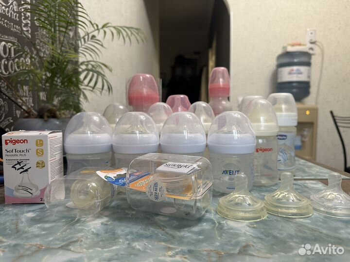 Бутылочки детские pigeon,avent,chicco,drbrowns