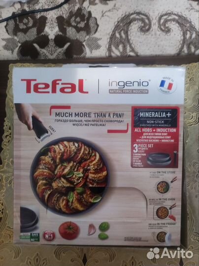 Набор Сковород Tefal Inginio Mineralla Force