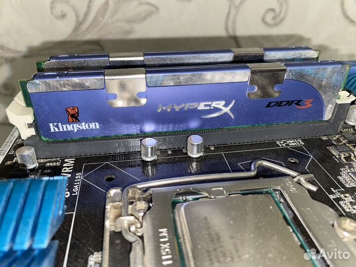 Asus p8p67+i5 2500+ HyperX Genesis DDR3 4Gb1800Mhz