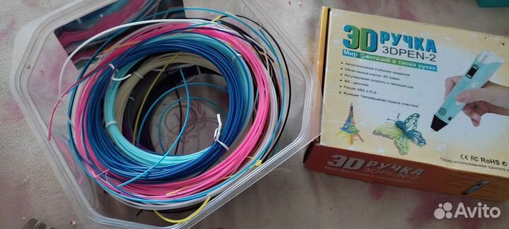 3Д ручка и стержни для нее