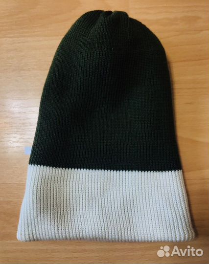 Мужская шапка(хамелеон) вязаная теплая