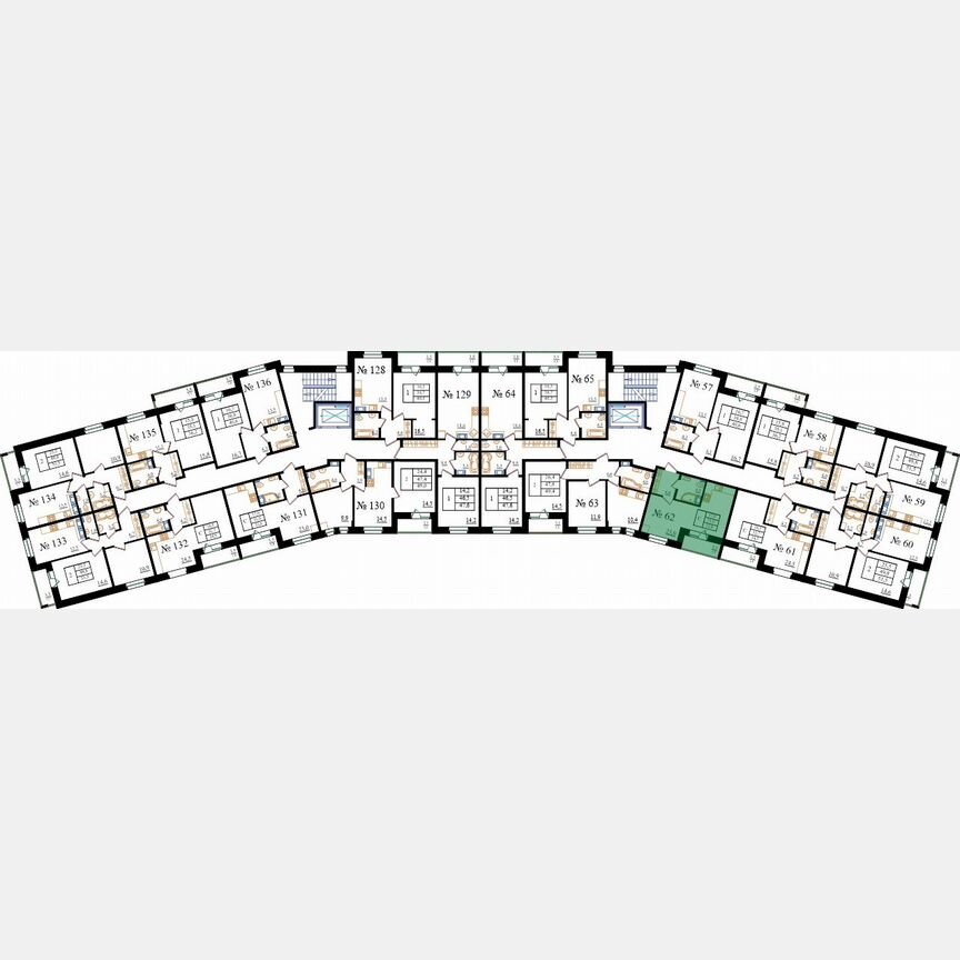 Квартира-студия, 32,8 м², 8/8 эт.