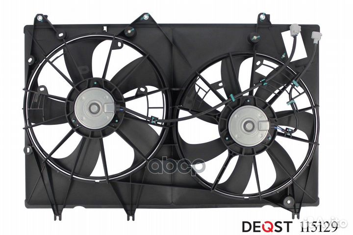 Электровентилятор в сборе с кожухом toyota