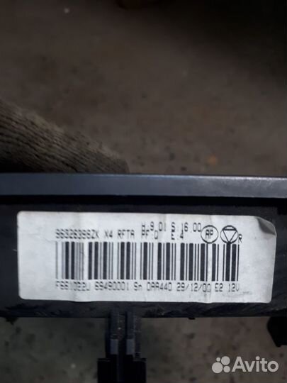 Citroen C5 I - блок управления отопителем