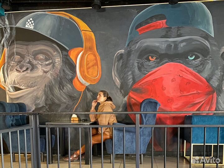 Роспись и граффити стен нежилых помещений