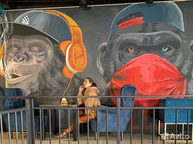 Роспись и граффити стен нежилых помещений в Челябинске | Услуги | Авито