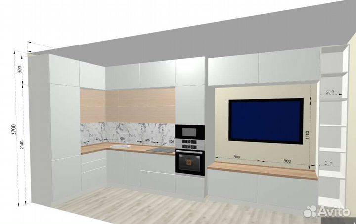 Создание проектов кухни дистанционно