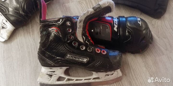Коньки bauer suprime 1x 13,5 yth форма 6-8 лет