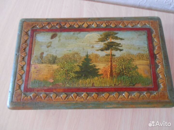 Шкатулка деревянная 1959 год и другие