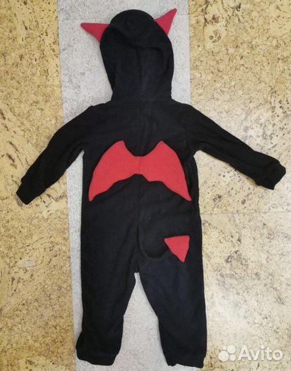 Костюм чертенка 80 Хеллоуин