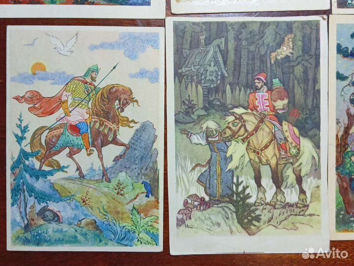 Открытки СССР Сказки