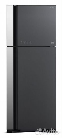 Холодильник Hitachi hrtn7489DF ggrcs серый стекло
