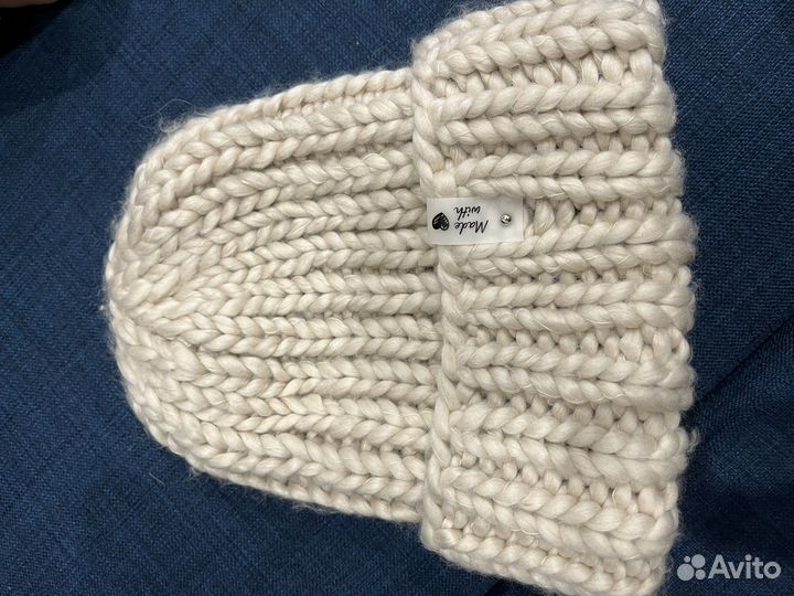 Шапка новая крупная вязка база