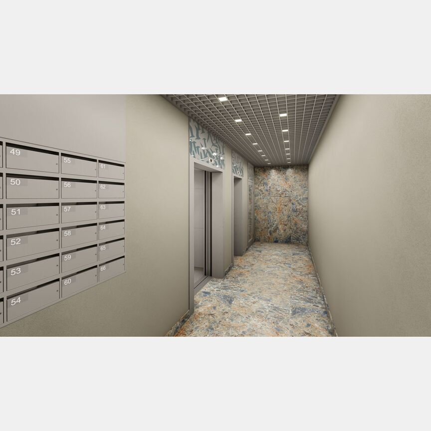 2-к. квартира, 62,9 м², 1/9 эт.