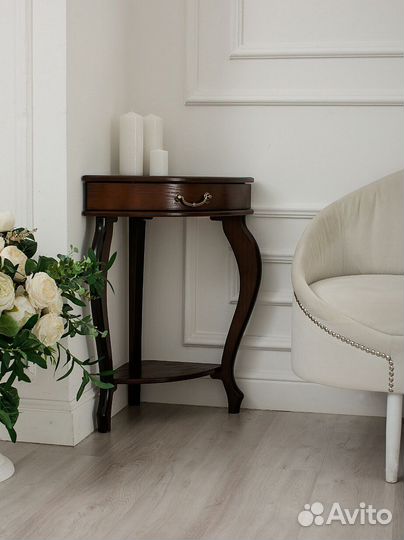 Консоль Угловая Элегант орех арт85239