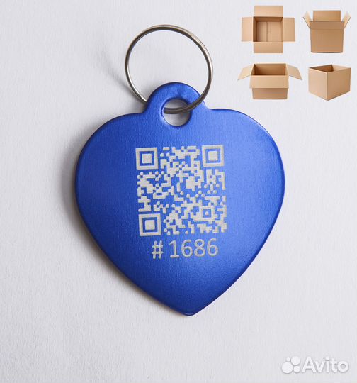 Адресник Pet search QR