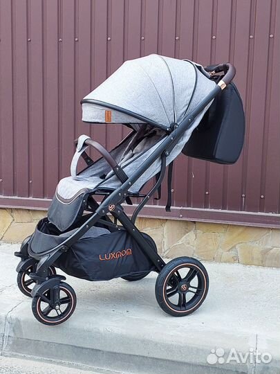 Коляска прогулочная Luxmom 609 (Grey)