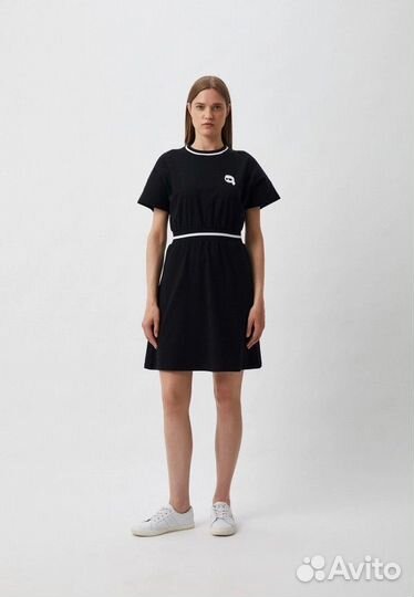 XS,S,M,L Новое платье футболка karl lagerfeld ориг