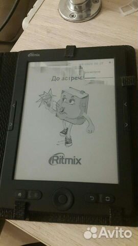 Электронная книга Ritmix RBK-616 (экран разбит)