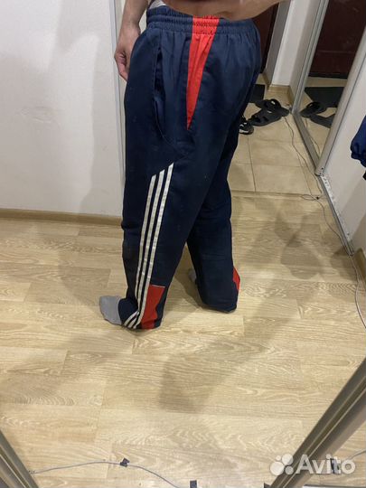 Штаны adidas широкие
