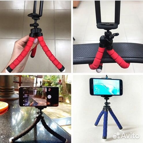 Гибкий штатив-держатель для телефона