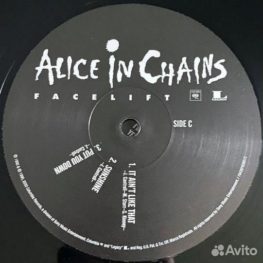 Виниловая пластинка Alice In Chains — facelift (Bl