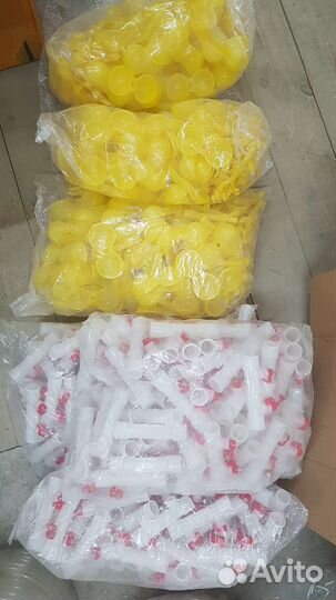 Комплект поилок 100 шт Двойные поилки