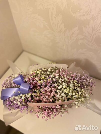 Нежнейшая коробочка с гипсофилой