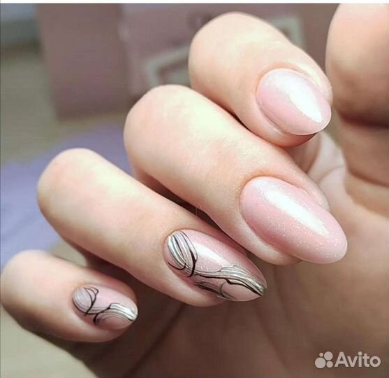 Маникюр с покрытием гель лак