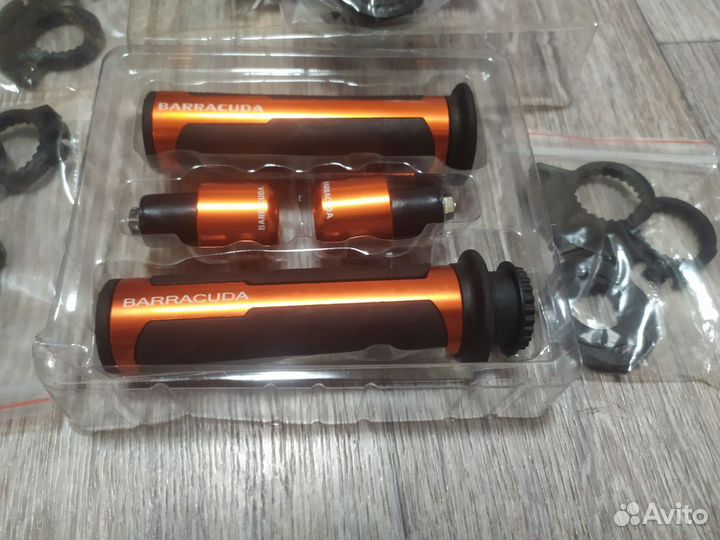 Ручки руля грипсы barracuda комплект все цвета 22м