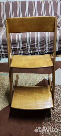 Растущий стул Конек-Горбунок деревянный