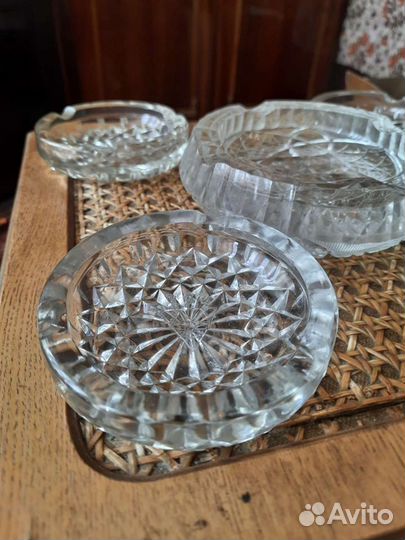 Пепельницы хрустальные СССР