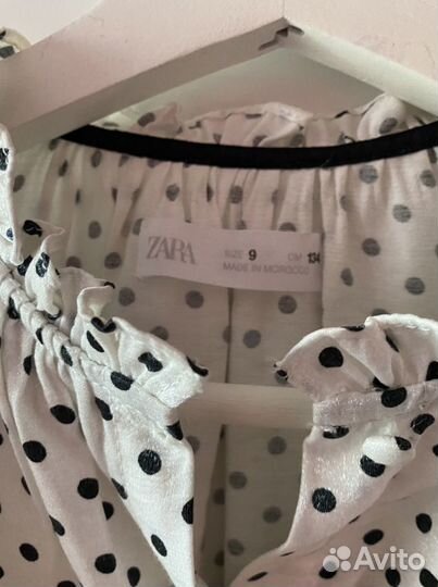 Блузка zara 134 (9лет)