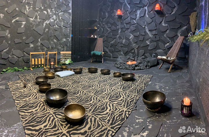 Массаж тибетскими поющими чашами