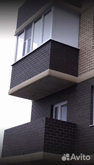 Остекление балконов под ключ