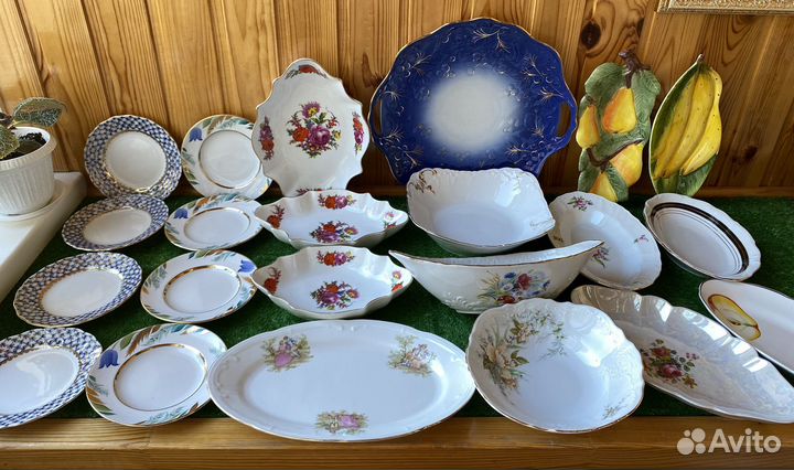 Фарфоровая посуда Салатники тарелки СССР