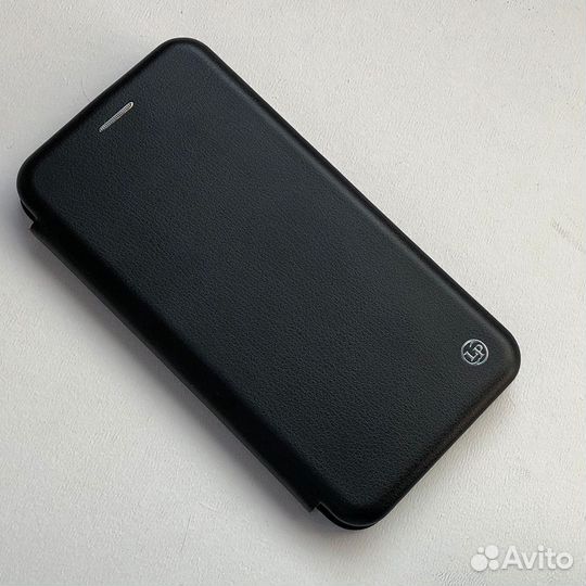 Кожаный чехол-книжка на iPhone XS