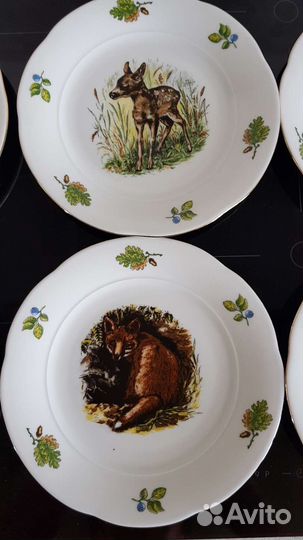 Тарелки фарфор гдр