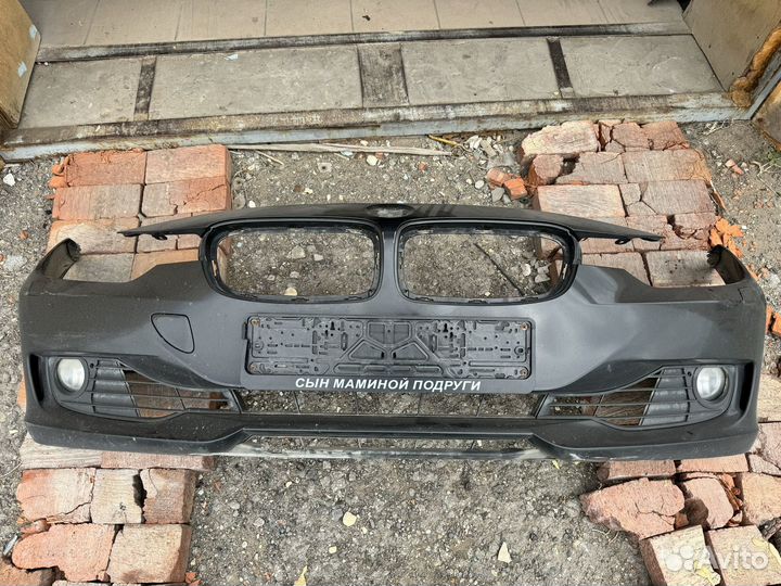Бампер передний с туманками bmw f30
