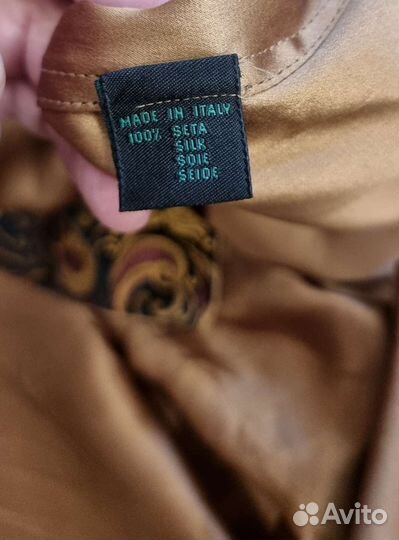 Мужской шёлковый халат Zilli оригинал