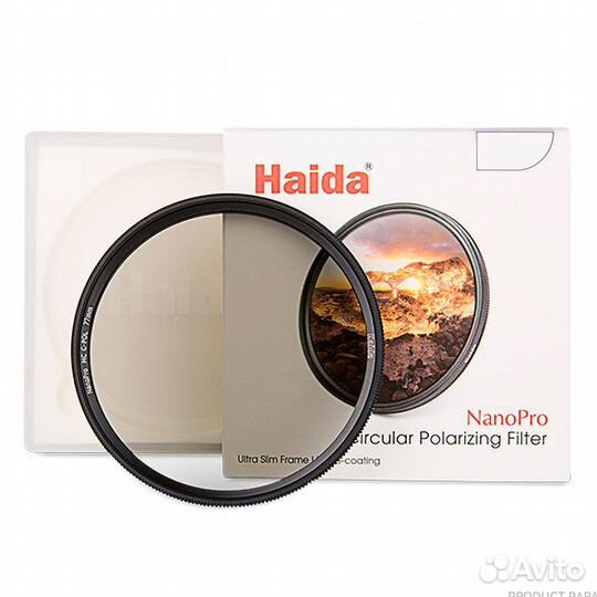 Светофильтр поляризационный Haida NanoPro 72mm