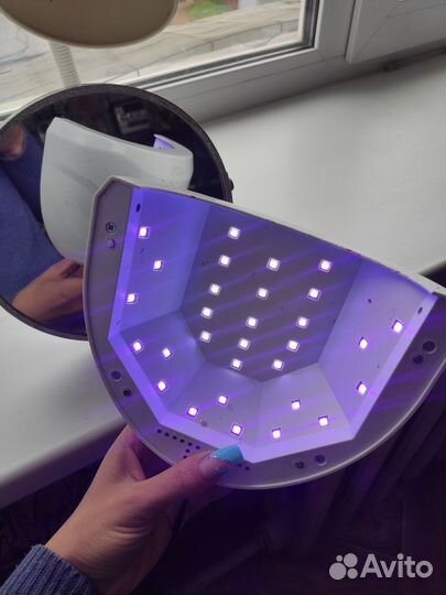 Лампа для маникюра Uv/led nail lamp Sun one 48W