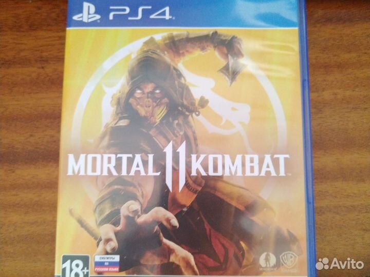 Диски на ps4 mortal kombat 11