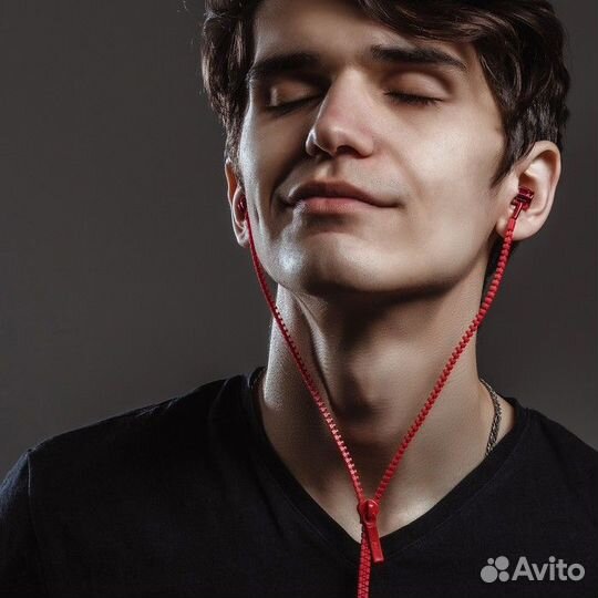 Наушники Молния с микрофоном