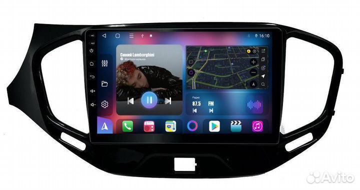 Магнитола LADA Vesta 2015+ Android 10 2/32 Qled