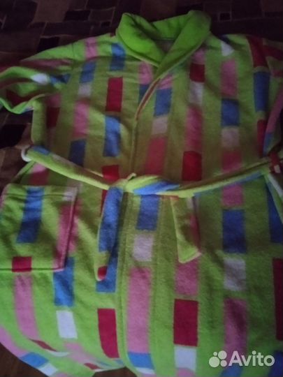 Теплый женский халат