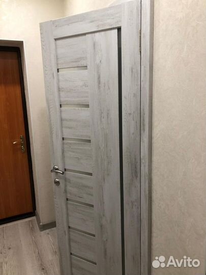 Дверь межкомнатная ель серая / комплект