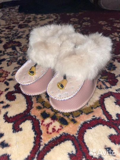 Детские пинетки теплые