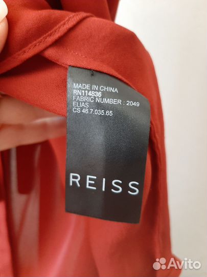 Блузка натуральный шелк Reiss S-M